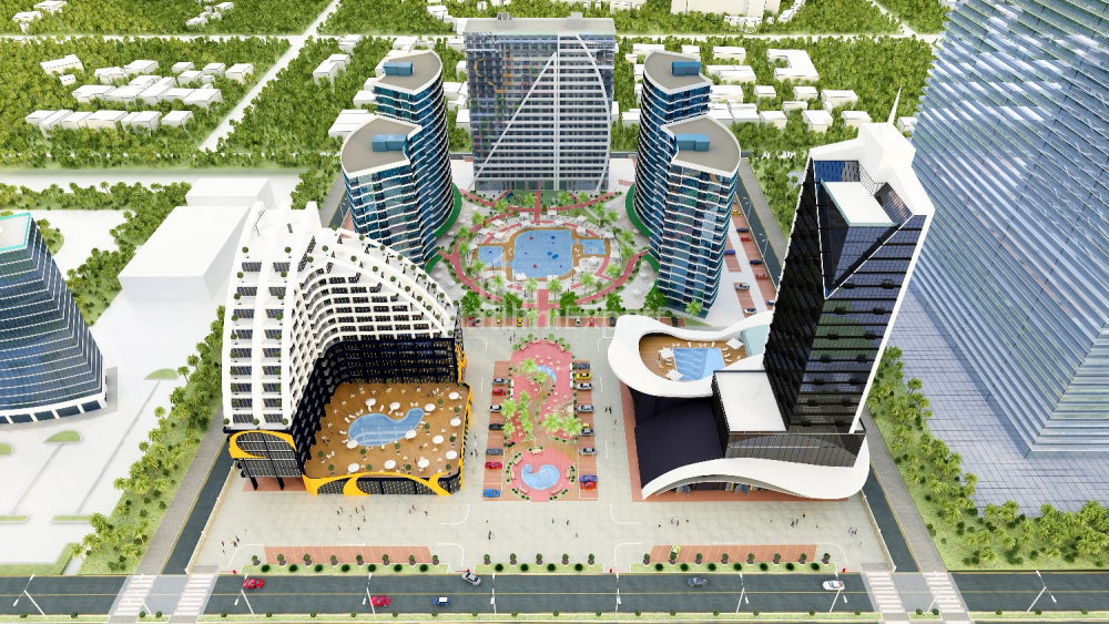 在建目标房产 74.8 平方米的公寓 - 莱赫和玛丽亚·卡钦斯基, Batumi, 佐治亚州。