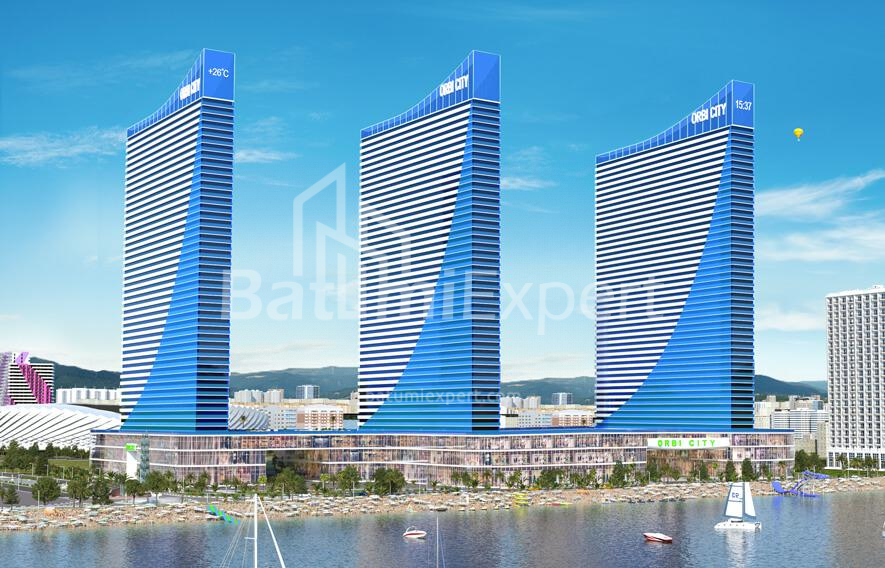 公寓 45 平方米的公寓 - 治安官 Khimshiashvili, Batumi, 佐治亚州。