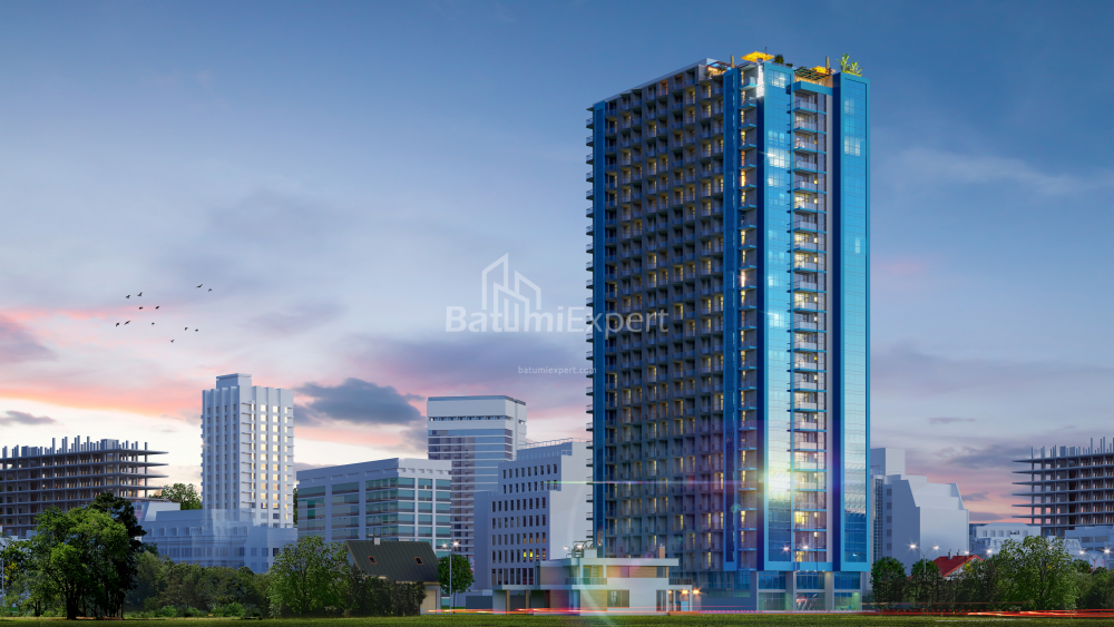 在建目标房产 46.4 平方米的公寓 - 格里戈拉·洛基帕尼泽, Batumi, 佐治亚州。