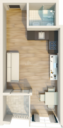 公寓 1-комн 34.6 m² - 梅兹瓦塔, Chakvi