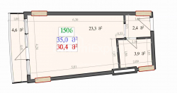 在建目标房产 1-комн 35 m² - 莱赫和玛丽亚·卡钦斯基, Batumi