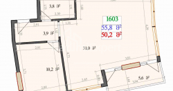 在建目标房产 2-комн 55.8 m² - 莱赫和玛丽亚·卡钦斯基, Batumi