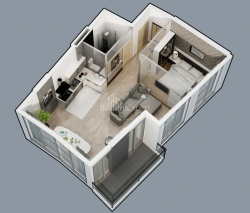 在建目标房产 2-комн 55.7 m² - 莱赫和玛丽亚·卡钦斯基, Batumi