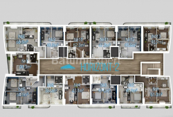 公寓 2-комн 40 m² - 治安官 Khimshiashvili, Batumi