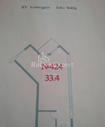 公寓 33 平方米的公寓 - 祖拉巴戈尔吉拉泽, Batumi, 佐治亚州。