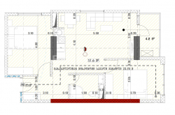 在建目标房产 55.8 平方米的公寓 - 格里戈拉·洛基帕尼泽, Batumi, 佐治亚州。