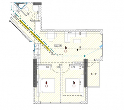 在建目标房产 59.4 平方米的公寓 - 格里戈拉·洛基帕尼泽, Batumi, 佐治亚州。