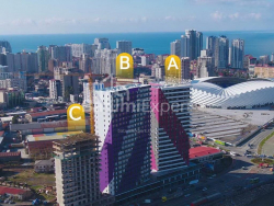 公寓 85 平方米的公寓 - 佩特拉·巴格拉季昂尼, Batumi, 佐治亚州。